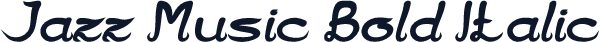 Jazz Music Bold Italic