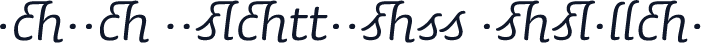 Sauna Ligatures Regular