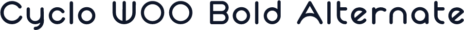 Cyclo W00 Bold Alternate