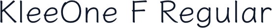 KleeOne F Regular