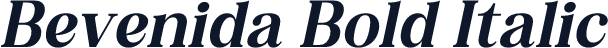Bevenida Bold Italic