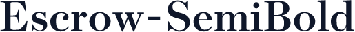 Escrow-SemiBold