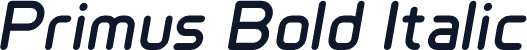 Primus Bold Italic