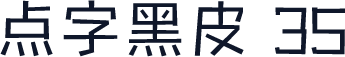 点字黑皮 35