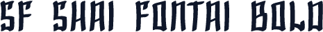 SF Shai Fontai Bold