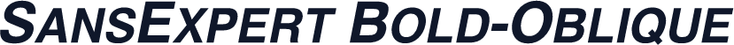 SansExpert Bold-Oblique
