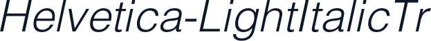 Helvetica-LightItalicTr