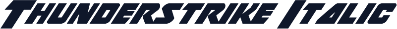 Thunderstrike Italic