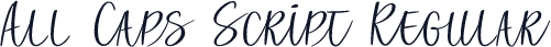 All Caps Script Regular