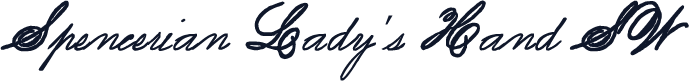 Spencerian Lady's Hand SW