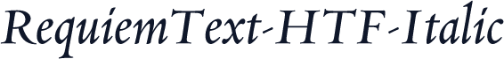 RequiemText-HTF-Italic