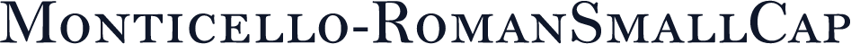 Monticello-RomanSmallCap
