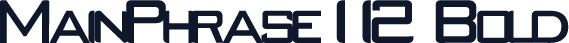 MainPhrase112 Bold