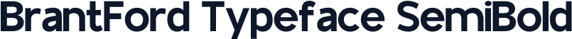 BrantFord Typeface SemiBold