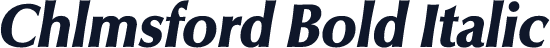 Chlmsford Bold Italic