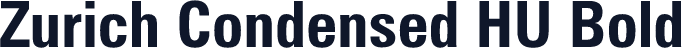 Zurich Condensed HU Bold