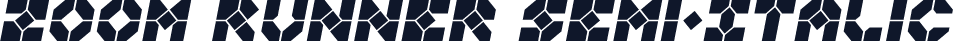 Zoom Runner Semi-Italic