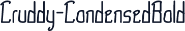 Cruddy-CondensedBold