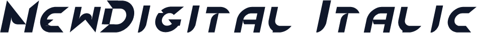 NewDigital Italic
