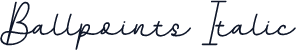 Ballpoints Italic