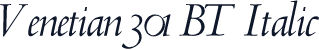 Venetian301 BT Italic