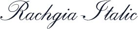 Rachgia-Italic
