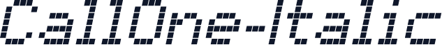 CallOne-Italic
