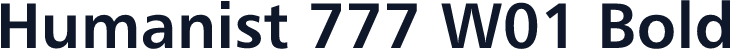 Humanist 777 W01 Bold