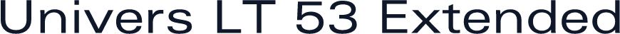 Univers LT 53 Extended