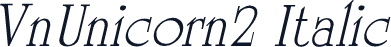 VnUnicorn2 Italic