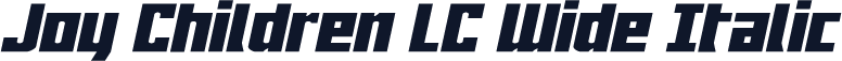 Joy Children LC Wide Italic