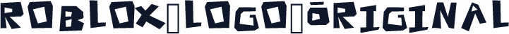 Roblox Logo Original