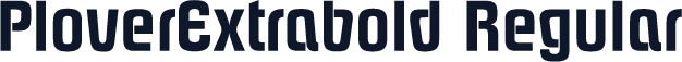 PloverExtrabold Regular