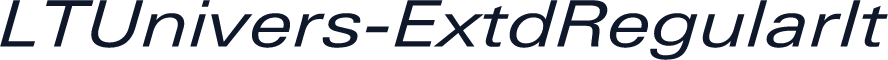 LTUnivers-ExtdRegularIt
