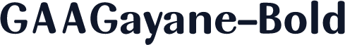 GAAGayane-Bold