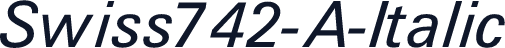 Swiss742-A-Italic