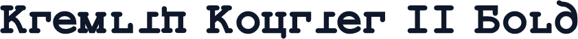 Kremlin Kourier II Bold