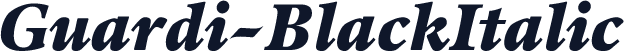 Guardi-BlackItalic