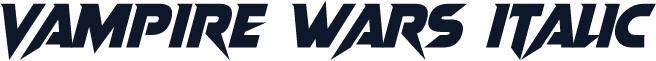 Vampire Wars Italic