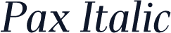 Pax Italic