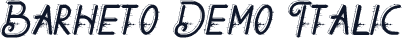 Barheto Demo Italic
