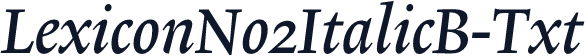 LexiconNo2ItalicB-Txt