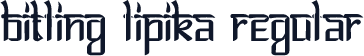 Bitling lipika Regular