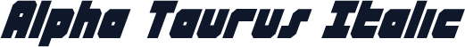 Alpha Taurus Italic