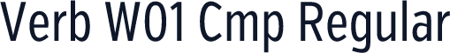 Verb W01 Cmp Regular