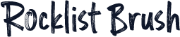 Rocklist Brush