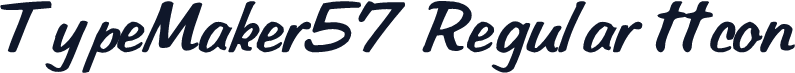 TypeMaker57 Regular ttcon