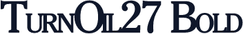 TurnOil27 Bold