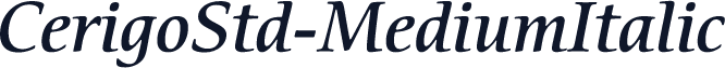 CerigoStd-MediumItalic