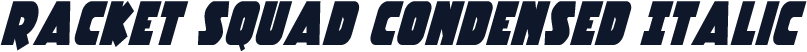 Racket Squad Condensed Italic